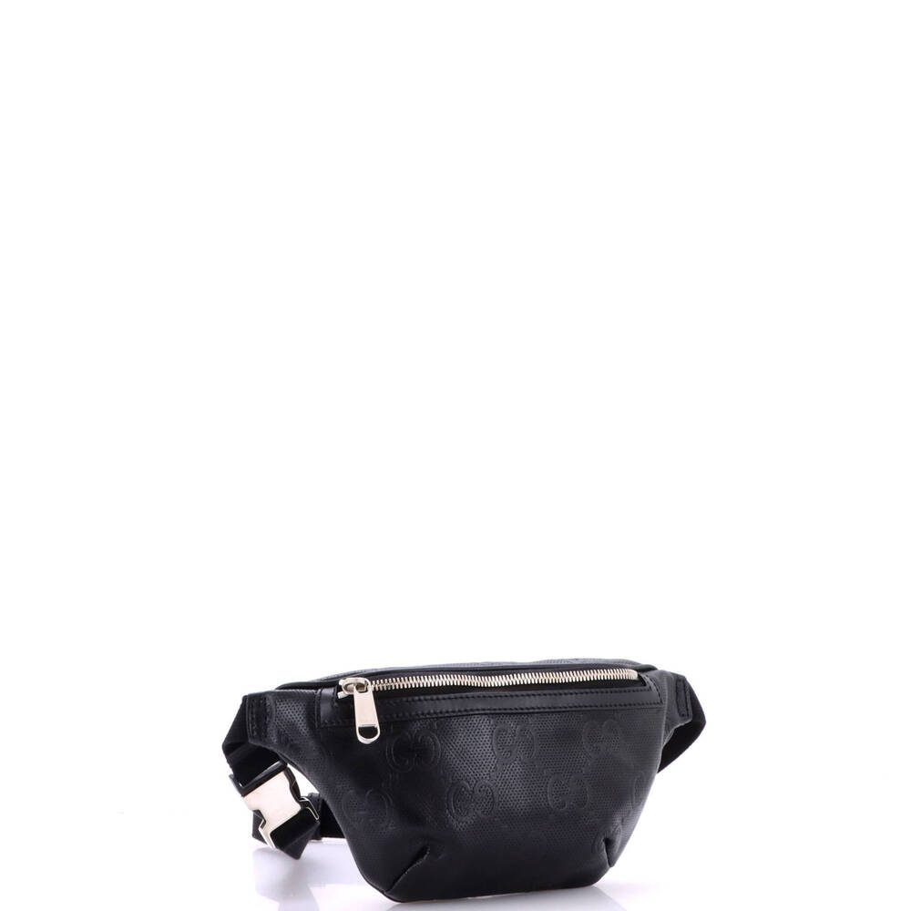 Gucci Small Belt Bag GG Embossed Perforated Leather - Picture 2 of 5